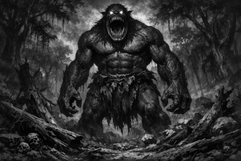 Bakasura (Hindu Rakshasa of Insatiable Appetite)